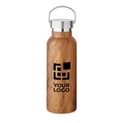 Gift Campaign Borraccia in acciaio riciclato con rivestimento che sembra legno 500 ml></noscript> Borracce Termiche|Borracce Di Metallo