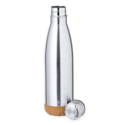 Gift Campaign Borraccia in acciaio riciclato a doppia parete e base in sughero 500ml> Borracce Di Metallo