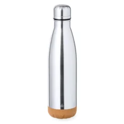 Gift Campaign Borraccia in acciaio riciclato a doppia parete e base in sughero 500ml> Borracce Di Metallo