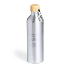 Gift Campaign Borraccia in alluminio con tappo in bambù e moschettone 800ml Helsinki><noscript><img width=
