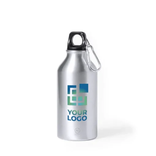 Gift Campaign Borraccia in alluminio riciclato con logo 400ml Cruiser Recycled> Borracce Di Metallo