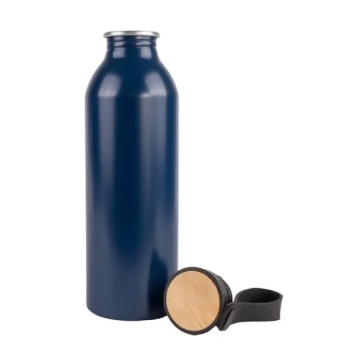 Gift Campaign Borraccia in alluminio riciclato con tappo in legno e plastica 550ml> Borracce Di Metallo
