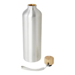 Gift Campaign Borraccia in alluminio riciclato RCS con tappo in bambù da 1.000 ml> Borracce Di Metallo