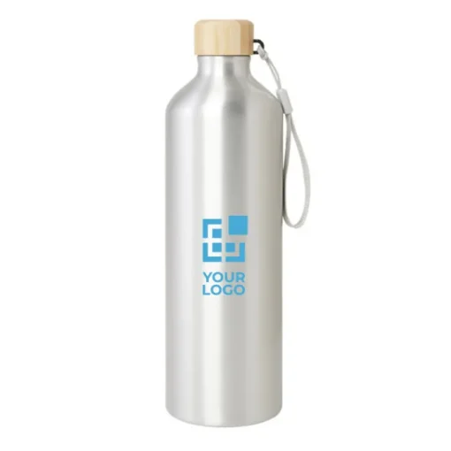 Gift Campaign Borraccia in alluminio riciclato RCS con tappo in bambù da 1.000 ml> Borracce Di Metallo