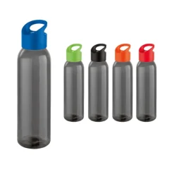 Gift Campaign Borraccia in nero trasparente con tappo colorato 630ml Dark></noscript> Borracce In Plastica