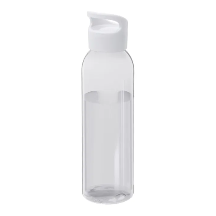 Gift Campaign Borraccia in plastica riciclata trasparente con manico sul tappo 650ml> Borracce In Plastica