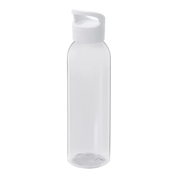 Gift Campaign Borraccia in plastica riciclata trasparente con manico sul tappo 650ml> Borracce In Plastica
