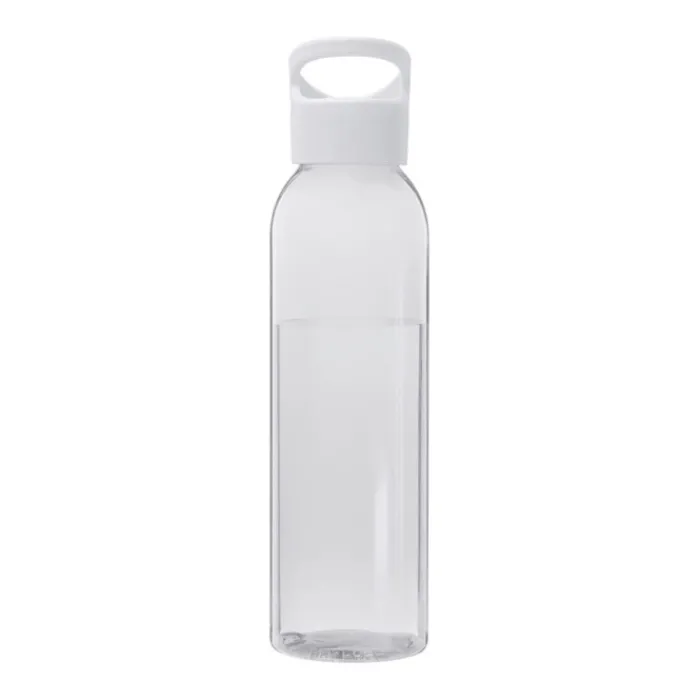 Gift Campaign Borraccia in plastica riciclata trasparente con manico sul tappo 650ml> Borracce In Plastica