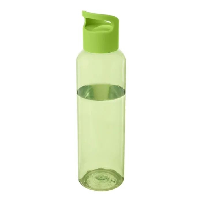 Gift Campaign Borraccia in plastica riciclata trasparente con manico sul tappo 650ml> Borracce In Plastica