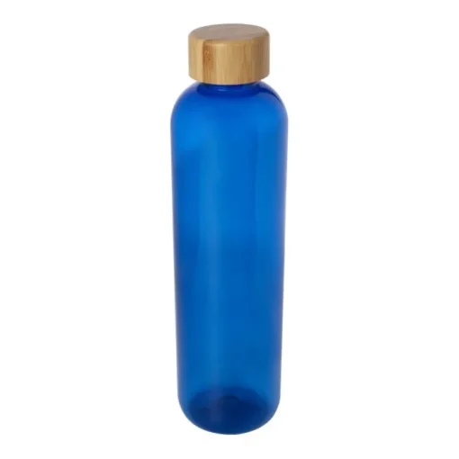 Gift Campaign Borraccia in plastica riciclata trasparente con tappo in bambù da 1l> Borracce In Plastica