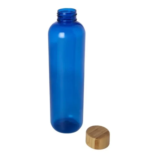 Gift Campaign Borraccia in plastica riciclata trasparente con tappo in bambù da 1l> Borracce In Plastica