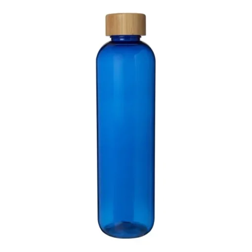 Gift Campaign Borraccia in plastica riciclata trasparente con tappo in bambù da 1l> Borracce In Plastica