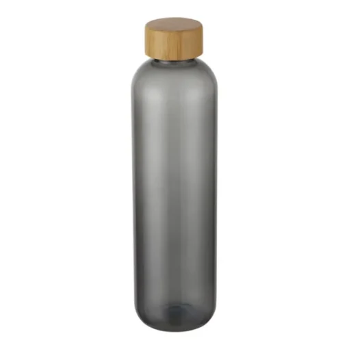 Gift Campaign Borraccia in plastica riciclata trasparente con tappo in bambù da 1l> Borracce In Plastica