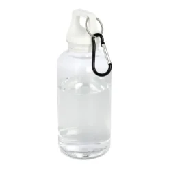 Gift Campaign Borraccia in plastica riciclata trasparente con moschettone 400ml> Borracce In Plastica