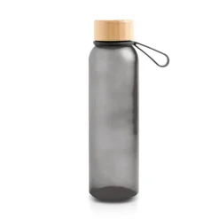 Gift Campaign Borraccia in plastica riciclata finitura opaca e tappo in bambù 500ml> Borracce In Plastica