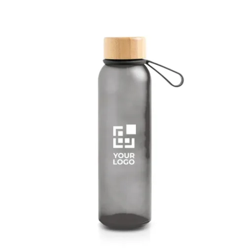 Gift Campaign Borraccia in plastica riciclata finitura opaca e tappo in bambù 500ml> Borracce In Plastica