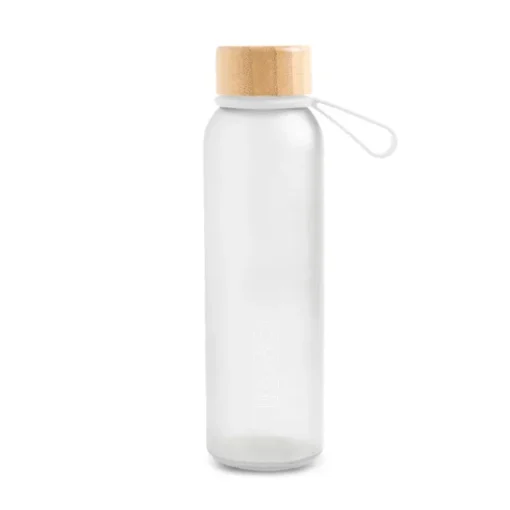 Gift Campaign Borraccia in plastica riciclata finitura opaca e tappo in bambù 500ml> Borracce In Plastica