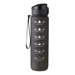 Gift Campaign Borraccia in RPET con capacità e orari per bere stampati> Borracce In Plastica