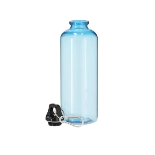 Gift Campaign Borraccia in RPET traslucida con moschettone sul tappo 630 ml> Borracce In Plastica