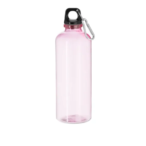 Gift Campaign Borraccia in RPET traslucida con moschettone sul tappo 630 ml> Borracce In Plastica
