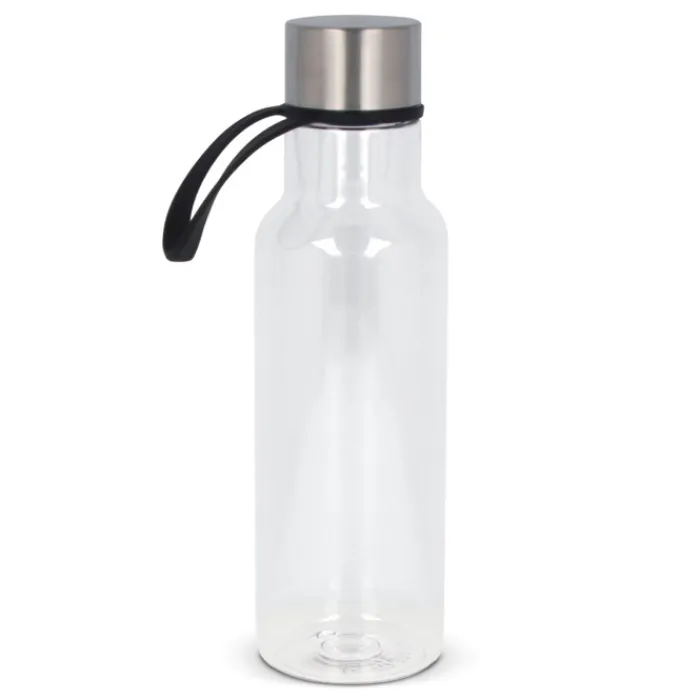 Gift Campaign Borraccia in rPET trasparente con laccetto in gomma colorato 600ml> Borracce In Plastica