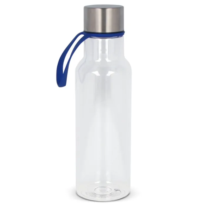 Gift Campaign Borraccia in rPET trasparente con laccetto in gomma colorato 600ml> Borracce In Plastica