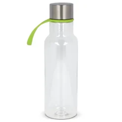 Gift Campaign Borraccia in rPET trasparente con laccetto in gomma colorato 600ml><noscript><img width=