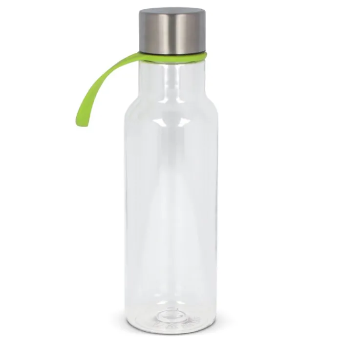 Gift Campaign Borraccia in rPET trasparente con laccetto in gomma colorato 600ml> Borracce In Plastica