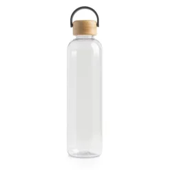 Gift Campaign Borraccia in tritan con tappo in bambù e manico per il trasporto 1l></noscript> Borracce In Plastica