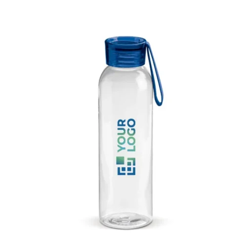 Gift Campaign Borraccia in tritan trasparente con tappo e laccetto colorato 600ml> Borracce In Plastica