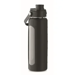 Gift Campaign Borraccia in vetro borosilicato con custodia in silicone nera 750 ml> Borracce In Vetro