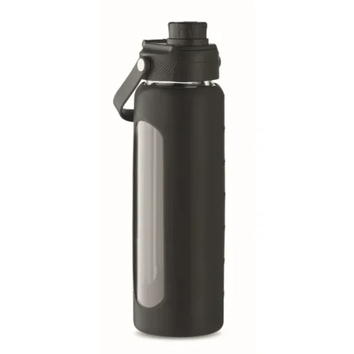 Gift Campaign Borraccia in vetro borosilicato con custodia in silicone nera 750 ml> Borracce In Vetro