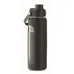 Gift Campaign Borraccia in vetro borosilicato con custodia in silicone nera 750 ml> Borracce In Vetro