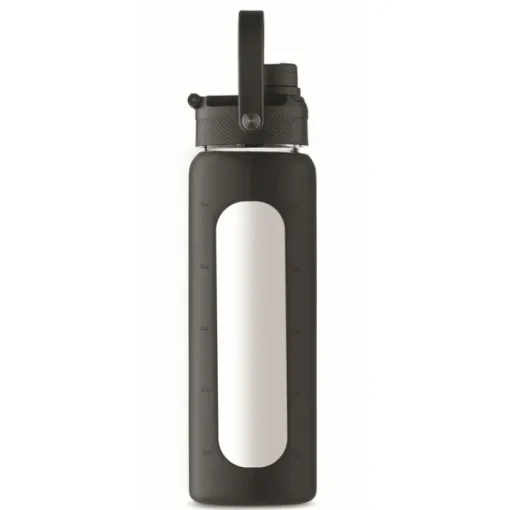 Gift Campaign Borraccia in vetro borosilicato con custodia in silicone nera 750 ml> Borracce In Vetro
