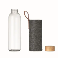 Gift Campaign Borraccia in vetro con logo custodia in poliestere 500ml Glass RPET></noscript> Borracce In Vetro