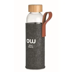 Gift Campaign Borraccia in vetro con logo custodia in poliestere 500ml Glass RPET></noscript> Borracce In Vetro