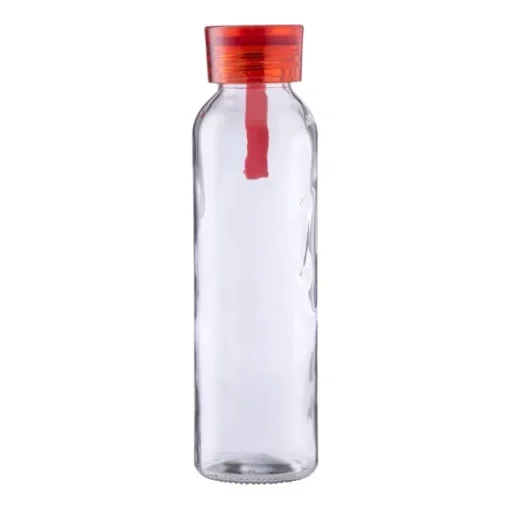 Gift Campaign Borraccia in vetro con tappo colorato e cinturino in silicone 500ml> Borracce In Vetro