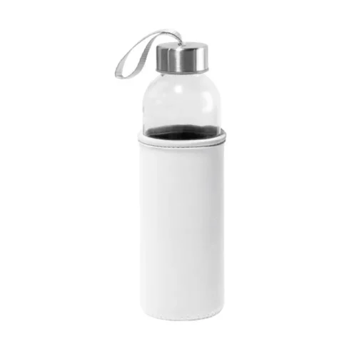 Gift Campaign Borraccia in vetro con tappo in acciaio inox e custodia colorata 520ml> Borracce In Vetro