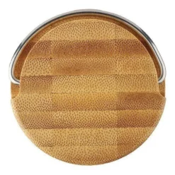 Gift Campaign Borraccia in vetro con tappo in bambù e manico in metallo da 500 ml><noscript><img width=