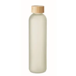 Gift Campaign Borraccia in vetro da sublimare con tappo in bambù da 650 ml> Borracce In Vetro