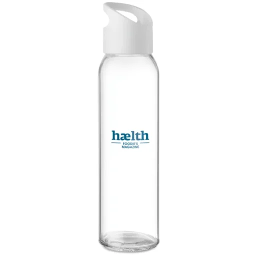 Gift Campaign Borraccia in vetro personalizzata con tappo a vite 470ml Sunset Crystal> Borracce In Vetro
