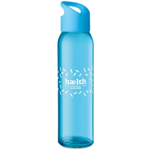 Gift Campaign Borraccia in vetro personalizzata con tappo a vite 470ml Sunset Crystal> Borracce In Vetro