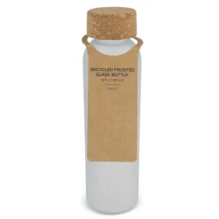 Gift Campaign Borraccia in vetro riciclato satinato con tappo in sughero da 500ml> Borracce In Vetro