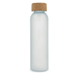 Gift Campaign Borraccia in vetro riciclato satinato con tappo in sughero da 500ml> Borracce In Vetro