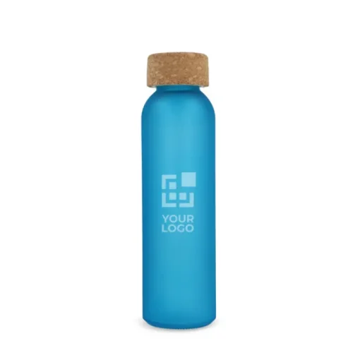 Gift Campaign Borraccia in vetro riciclato satinato con tappo in sughero da 500ml> Borracce In Vetro