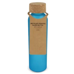 Gift Campaign Borraccia in vetro riciclato satinato con tappo in sughero da 500ml></noscript> Borracce In Vetro