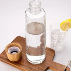 Gift Campaign Borraccia in vetro sostenibile premium con tappo in bambù da 750ml></noscript> Borracce In Vetro