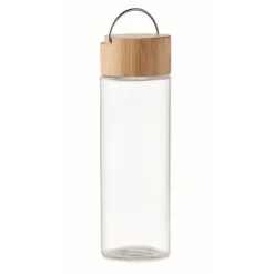 Gift Campaign Borraccia personalizzata con logo in bambù e vetro 500ml Crystal Geneve> Borracce In Vetro