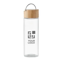 Gift Campaign Borraccia personalizzata con logo in bambù e vetro 500ml Crystal Geneve></noscript> Borracce In Vetro