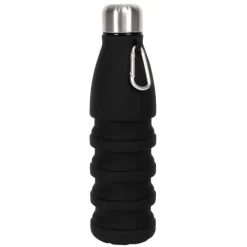 Gift Campaign Borraccia pieghevole di silicone senza BPA con moschettone da 550ml> Borracce In Plastica